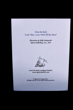 Agnus Dei - Lord Thee I Love - Set of 12 Cards