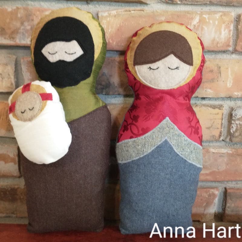 Anna Hart - 12" Holy Family Soft Dolls