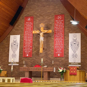 Ad Crucem Pastor Installation Banners - Set of Two