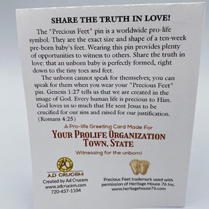 Ad Crucem Lutherans For Life Confirmation Card