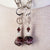 Jennifer’s Infant Life Purple & White Necklace and Earring Set