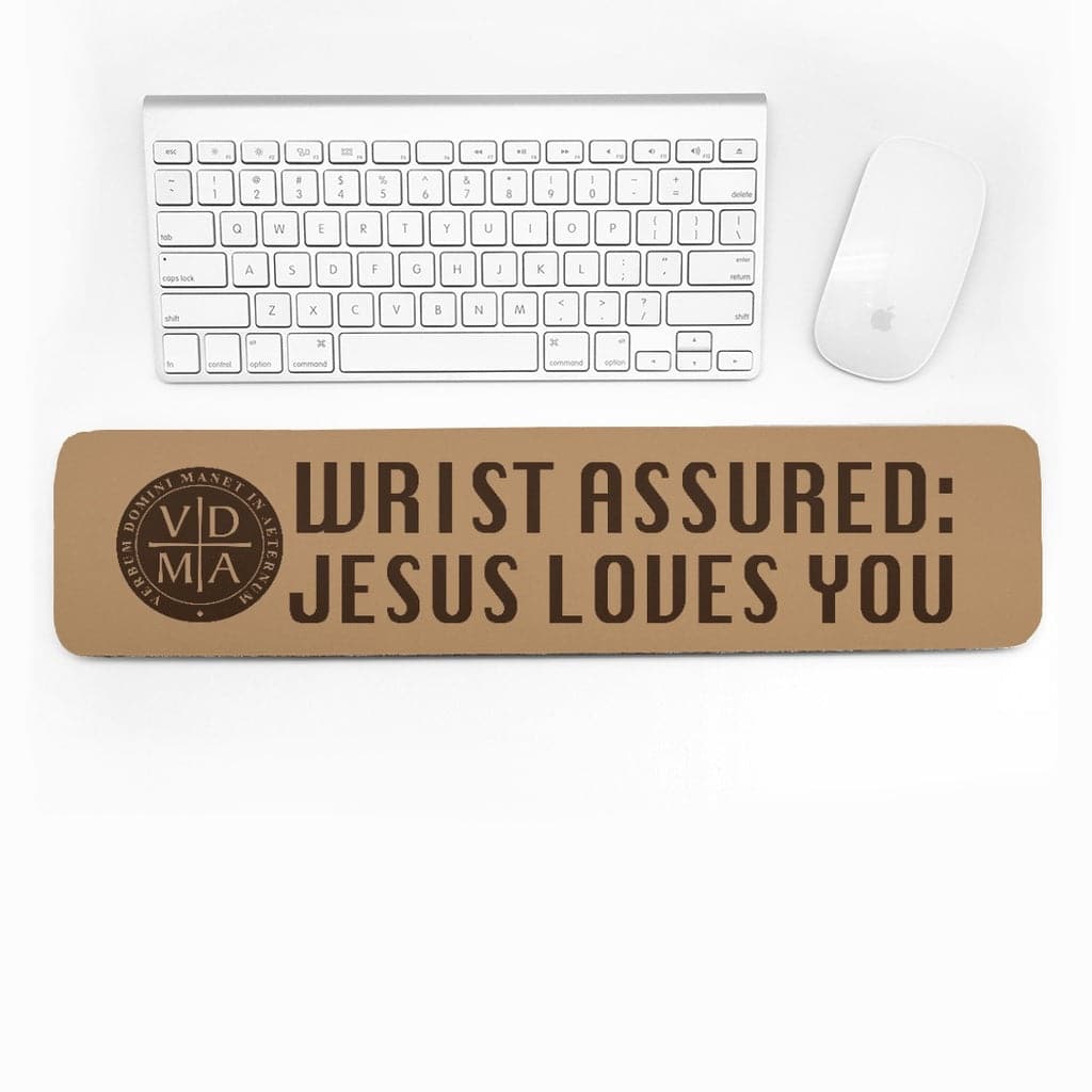 Ad Crucem Keyboard Wrist Pad