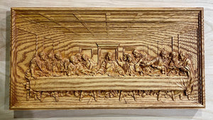 Ad Crucem 3D Carving - The Last Supper
