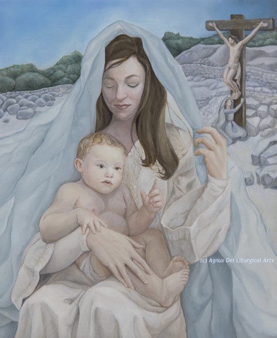 Agnus Dei - Madonna and Child - Signed Giclee Print