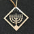 Ad Crucem Menorah Ornament