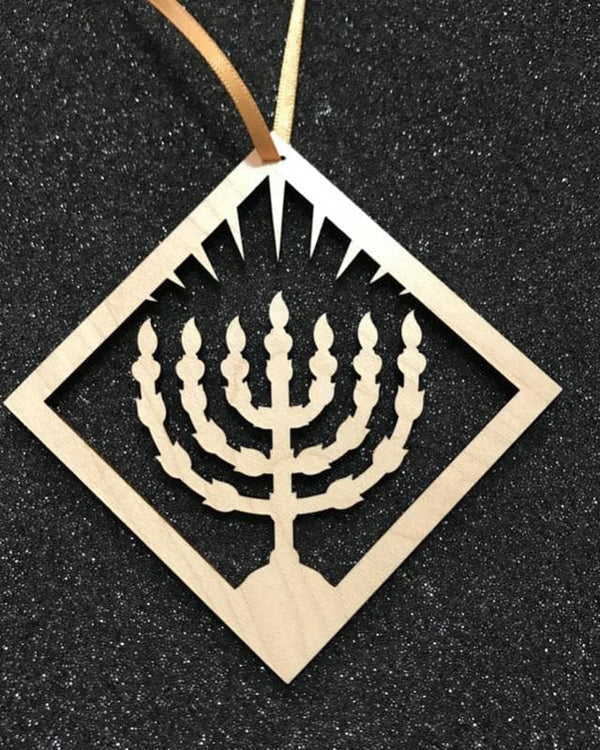Ad Crucem Menorah Ornament