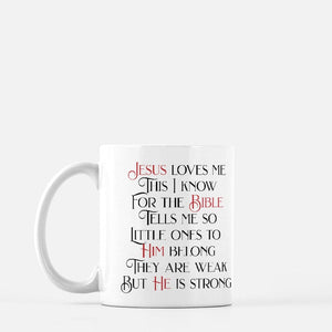 Ad Crucem Mug - Jesus Loves Me