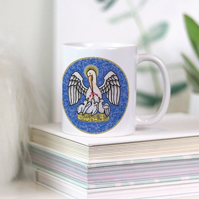 Ad Crucem Mug - Pelican in Her Piety