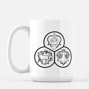 Ad Crucem Large Mug - Say the Black Do the Red