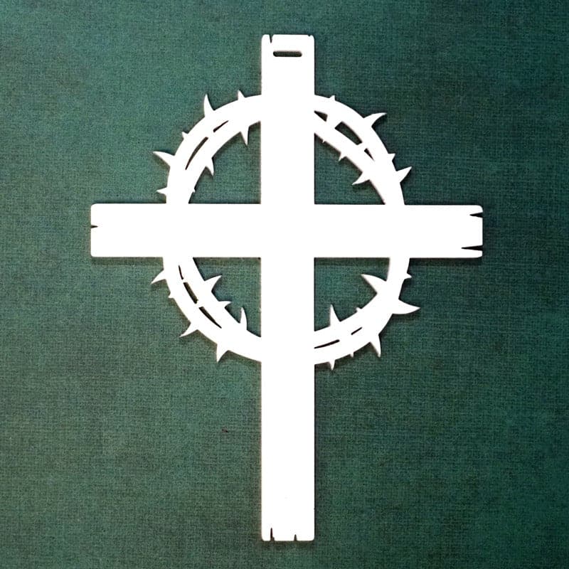 #87 Ad Crucem Christmon - Cross with Crown of Thorns