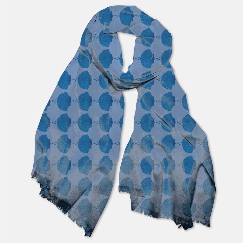 Ad Crucem Baptism Shell Scarf