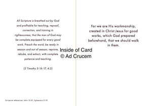Ad Crucem Pastor Card - Sir, we wish to see Jesus