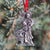 Christmas Pewter Nativity Ornament