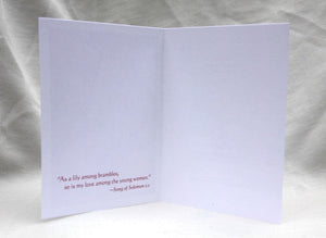 Agnus Dei - Pink Lily Cards - Set of 12 Cards
