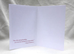 Agnus Dei - Flower Card & Scripture Variety Pack - Set of 12 Cards