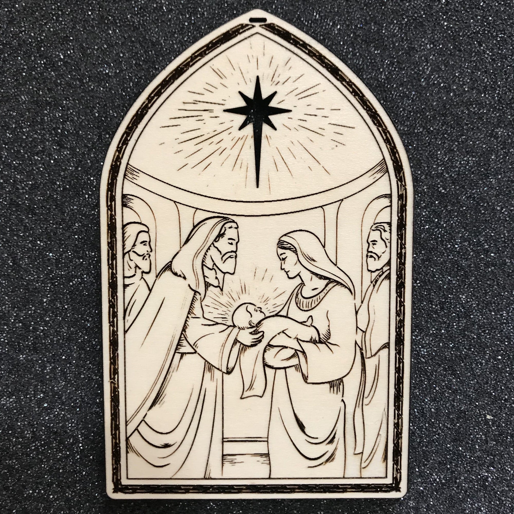 Ad Crucem Christmas Ornament - Presentation of the Christ Child at the Temple