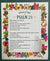 Ad Crucem Psalm 23 Poster