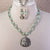 Jennifer’s Sea Glass Sand Dollar Necklace and Earring Set