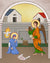 Ad Crucem Icon - The Annunciation to St Mary Rectangular