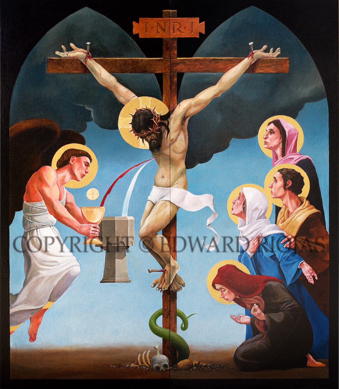 Crucifixion アー写２セット＆限定特典ビッグアー写 セット Edward Riojas' Zion Altarpiece: Crucifixion - Ad Crucem