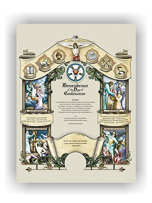 Congregational Confirmation Certificate (Unlimited Printing) Wolfson