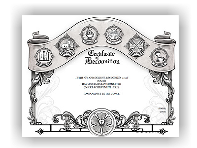 Wolfson Congregational Certificate of Recognition (unlimited printing)