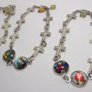 Kelly's Cross and Pictures Bracelet