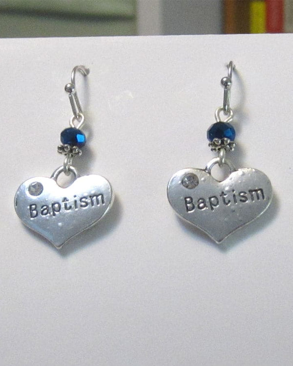 Kelly's Crystal Baptism Earrings