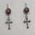 Kelly's Face of Christ Crucifix Earrings