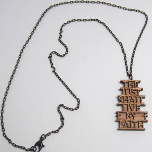 Kelly's Live By Faith Necklace