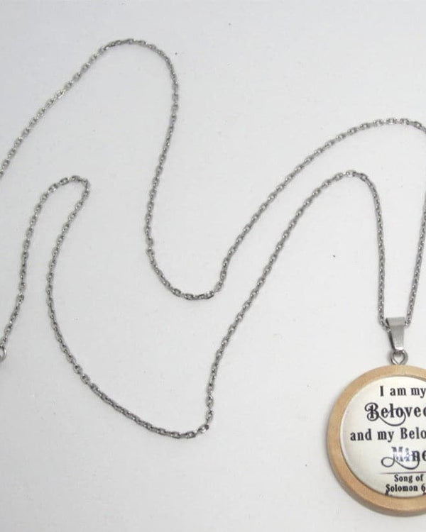 Kelly's "I Am My Beloved's" Cabochon Necklace