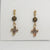 Kelly's Rhinestone Cross Earring Set