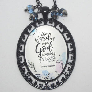 Kelly's "Word of God" Cabochon Necklace